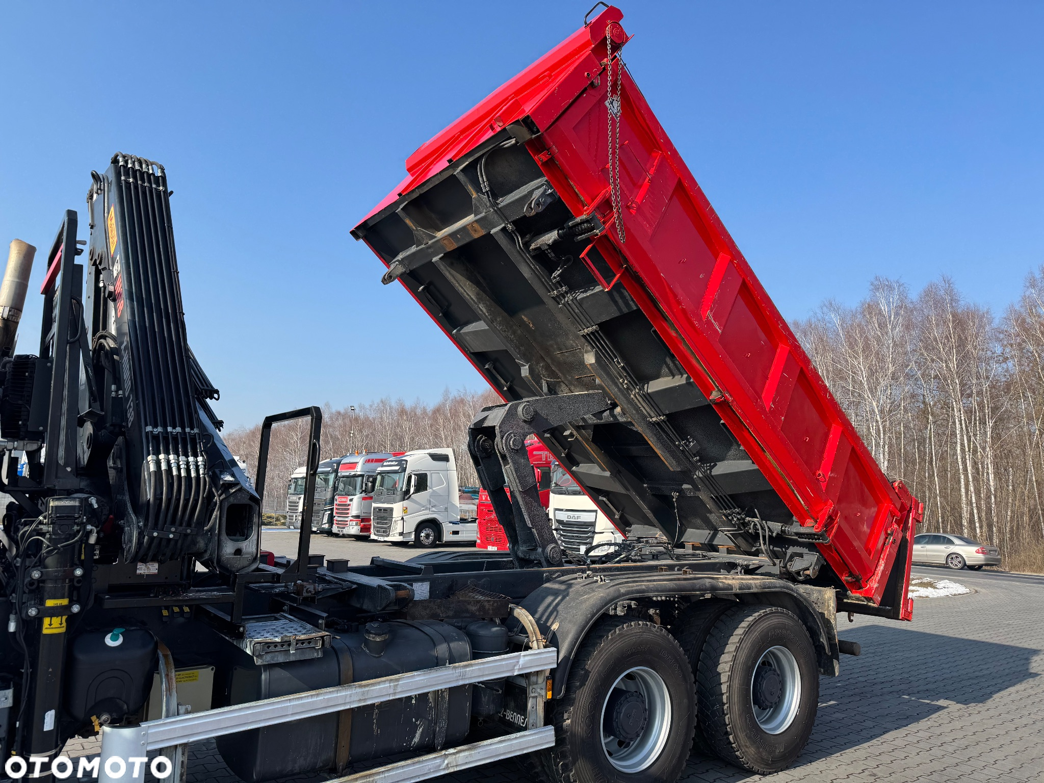 DAF CF 85.410 ATe 6x4 DŻWIG HDS HYDROBURTA OPONY-90% - 16