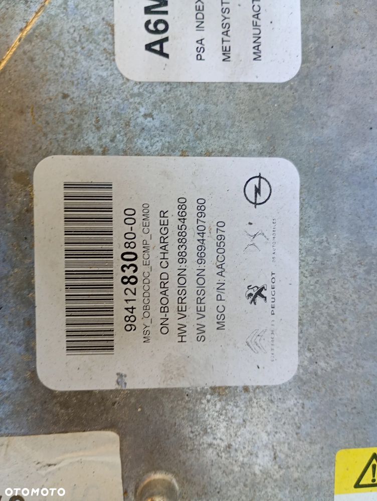 Opel Corsa F Mokka B Peugeot 208 II 2008 II inwenter ładowarka 9841283080 - 4