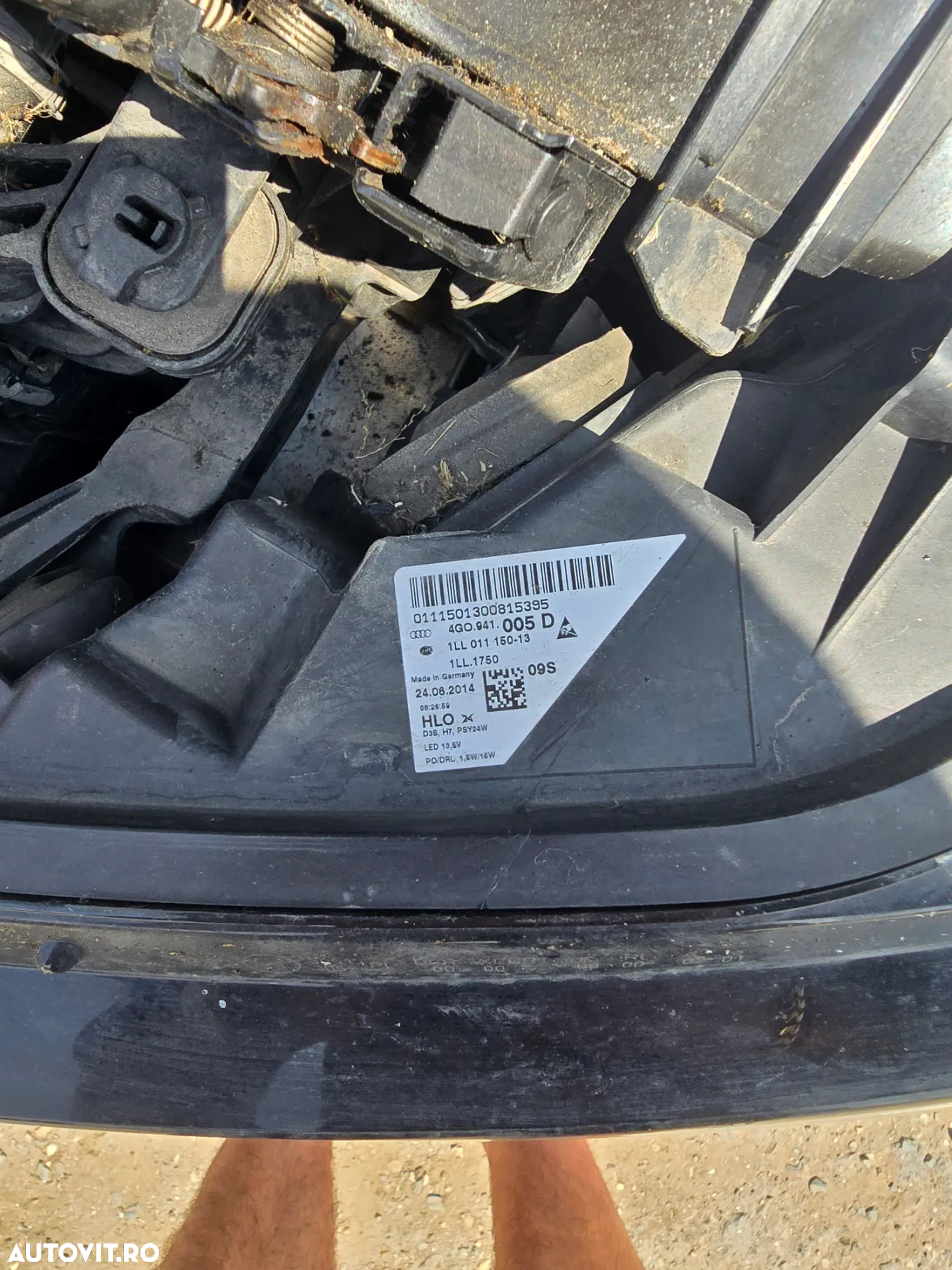 Bara Fata Capota Aripa Far Bi-Xenon Trager Audi A6 C7 4G S Line Intacte 2011-2016 - 9