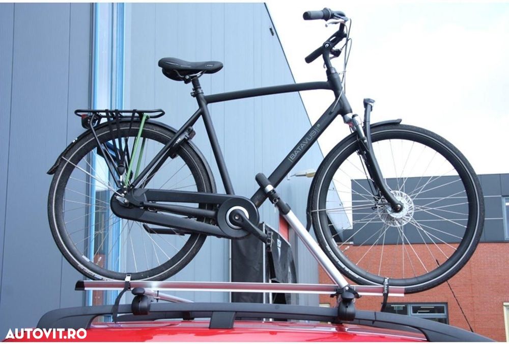 Suport bicicleta blocabil din aluminiu pentru 1 bicicleta cu fixare pe bare transversale, TwinnyLoad - 4