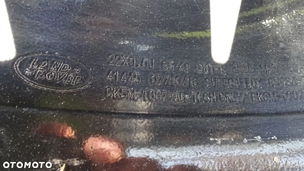Felgi 22'' 5x120 Land Rover ET40 TPMS alufelgi 9,5Jx22 - 5