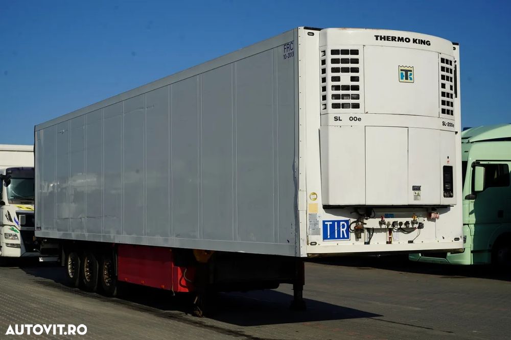 Schmitz Cargobull / REFRIGERAT / THERMO KING SL-400e / AXĂ RIDICATĂ / COȘ PENTRU PALEȚI - 8