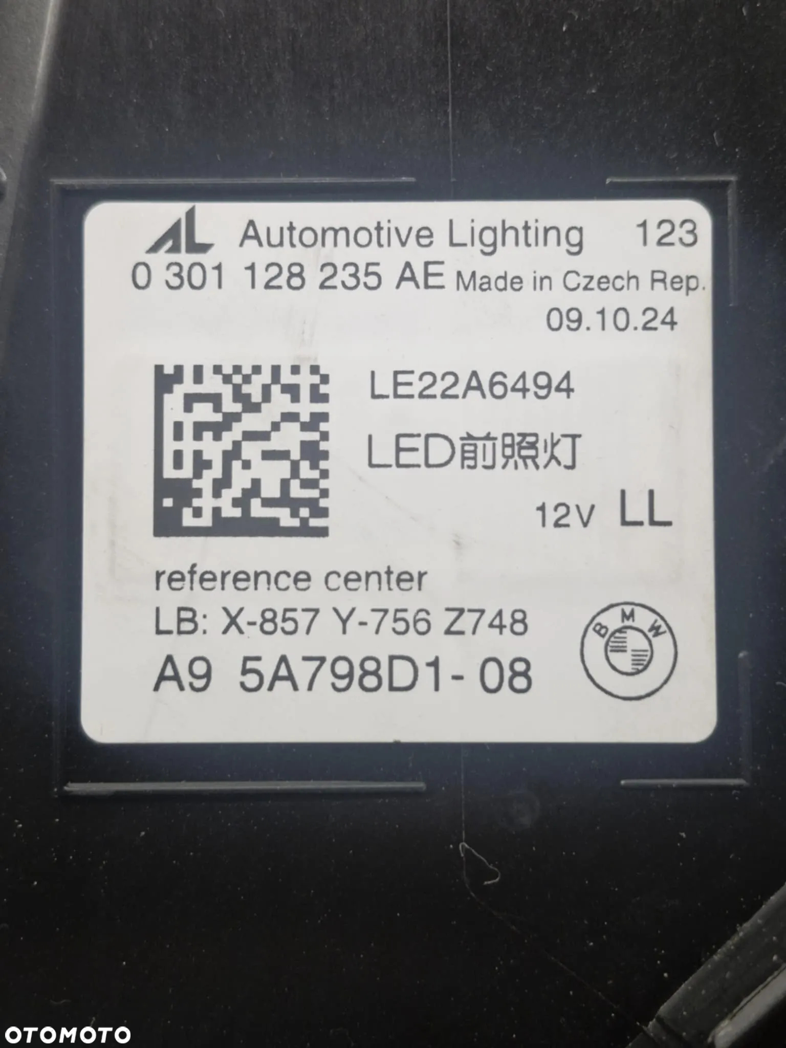BMW 5 G60 LED LAMPA LEWA PRZÓD 5A798D1-08 - 11
