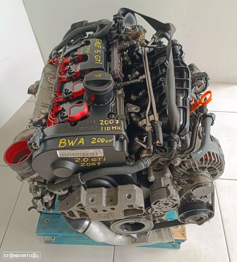 Motor golf V gti 2.0tfsi turbo 200cv BWA caixa 6 velocidades JLW - 5