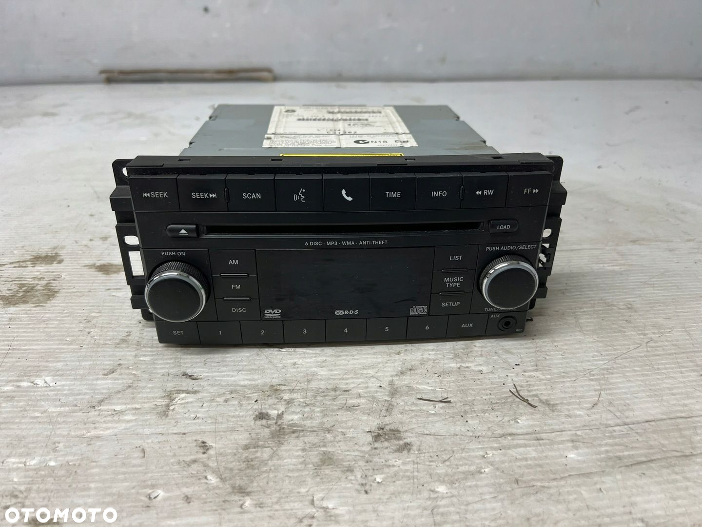 RADIO CD JEEP COMPASS I 13r LIFT 05064953AE - 2