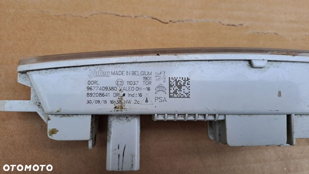 C3 PEUGEOT 108 AYGO LED LAMPA DO JAZDY DZIENNEJ 9677409380 UŻYWANY CAŁY - 3