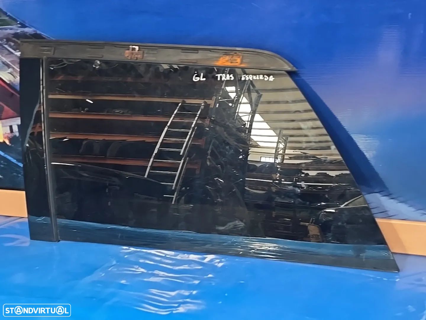 Vidro da painel traseira esquerda vidro laterais para mercedes w164 Gl 2006- Escuro - 1
