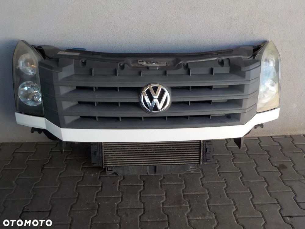 VW CRAFTER 2.0 TDI LIFT PAS PRZEDNI ZDERZAK KOMPLETNY PRZÓD CHŁODNICE GRILL LAMPY PDC - 4