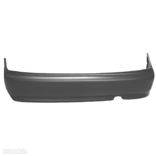 Para-choques traseiro sem frisos Honda civic 99-01 4 portas / sedan em plástico ABS - 1