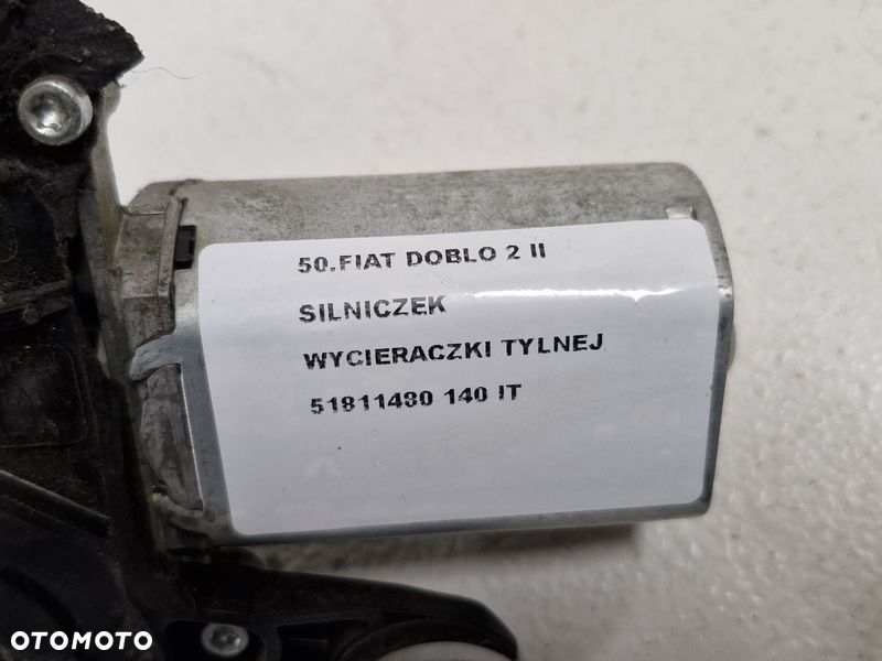 FIAT DOBLO 2 II SILNICZEK MECHANIZM WYCIERACZKI TYLNEJ TYŁ 51811480 - 3