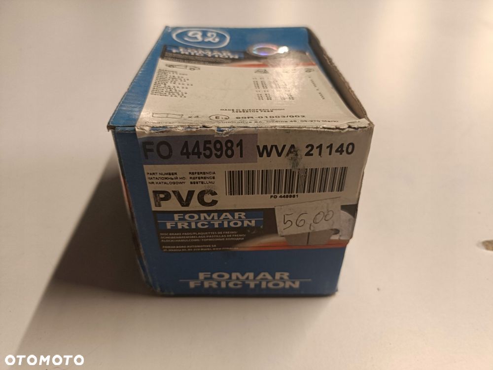 Opel Astra F Vectra A TYLNE KLOCKI HAMULCOWE tył 445981 - 8