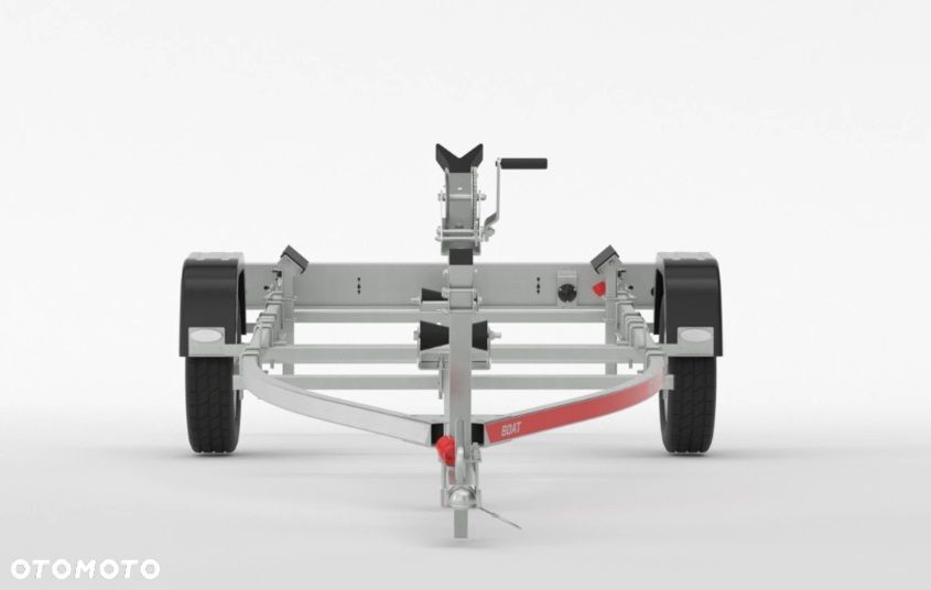 TEMARED Przyczepa B600 łódź do 5,8m DMC 750 kg lekka podłodziowa - 10