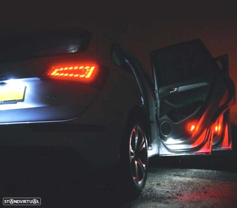 KIT COMPLETO DE 25 LÂMPADAS LED INTERIOR PARA AUDI Q7 4L 2005-2014 - 6