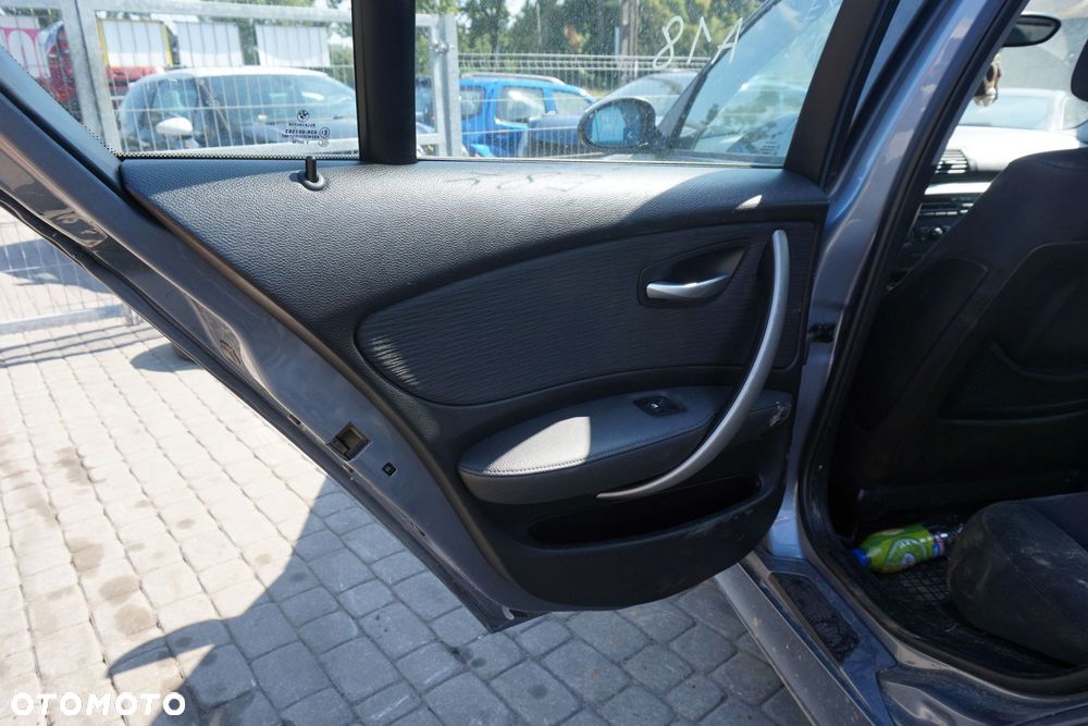 DRZWI TYLNE LEWE 1 E87 LIFT 5D HB A18  QUARZBLAU BMW 2007-2011 - 9