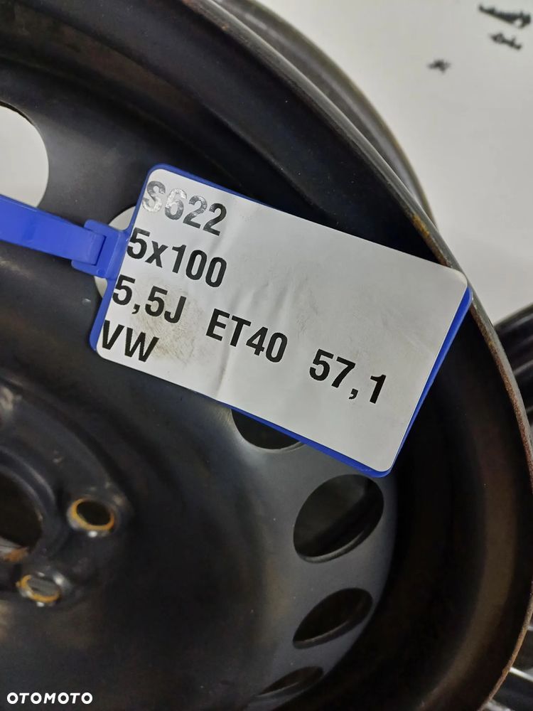 felgi stalowe 5x100 15 Volkswagen Polo VI V IV FOX S622 - 8