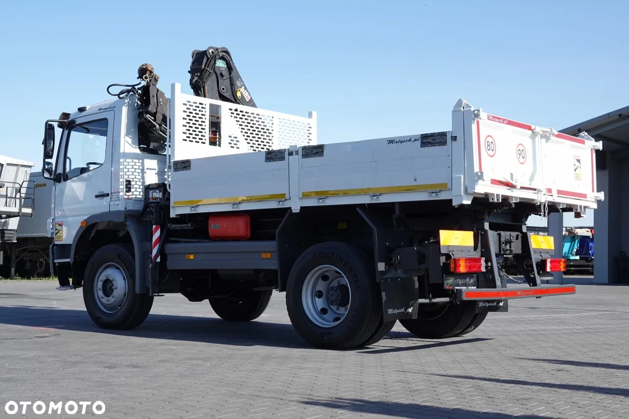 Mercedes-Benz ATEGO 16.24 / 4X4 / WYWROTKA + HDS HIAB 111 BS-2  / PILOT /  ROTATOR /MANUAL - 15