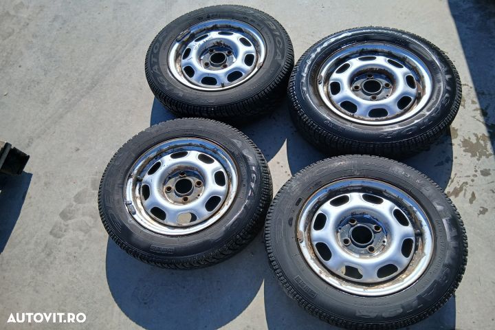 Jante tabla cu anvelope 13 - set 175/70 R13 1H0601025A ET38 51/2JX13H - 2