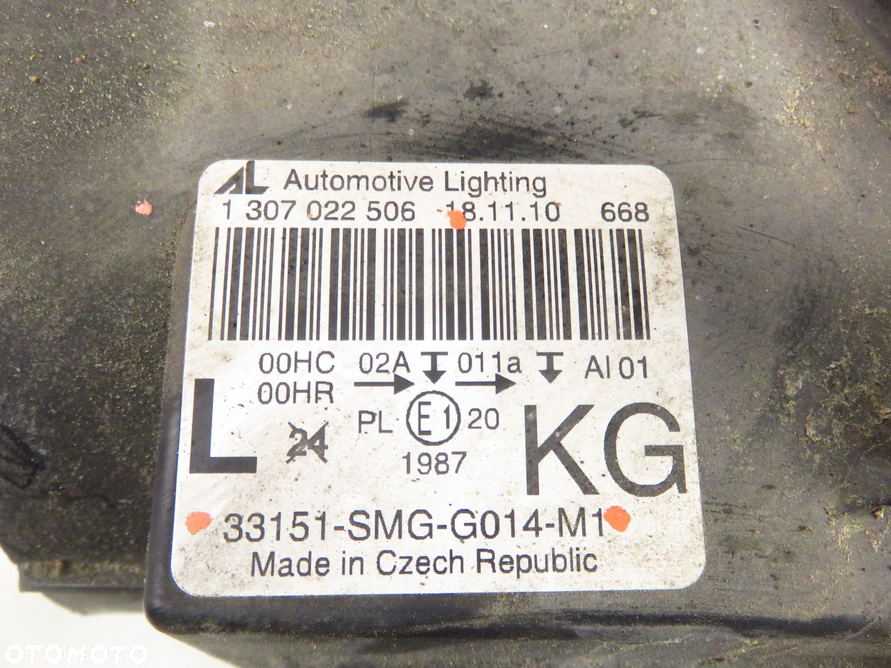 LAMPA LEWA PRZEDNIA HONDA CIVIC VIII 1307022506 33151SMGG014M1 - 12