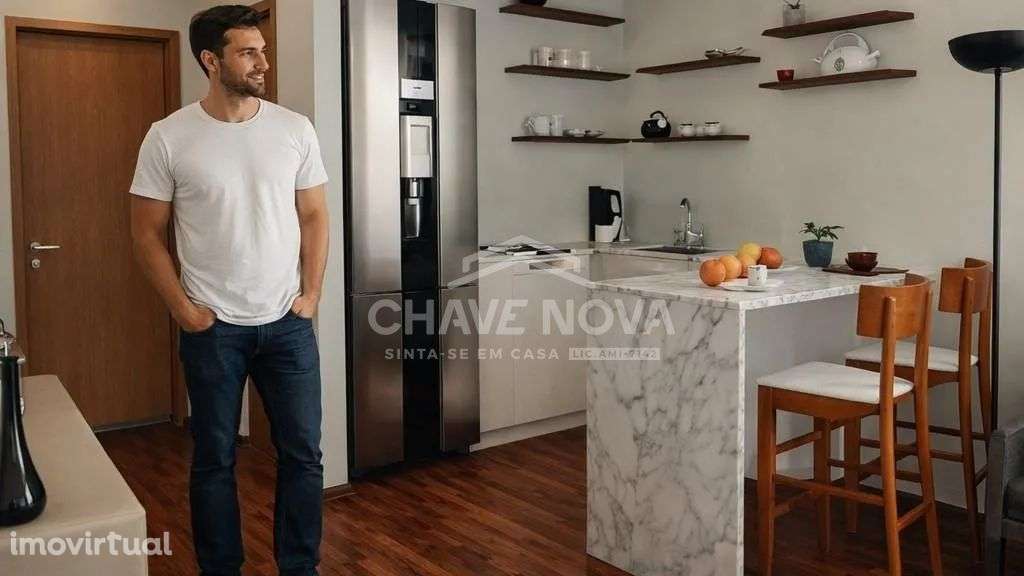 T1 Mobilado em Santo Tirso - Grande imagem: 3/4