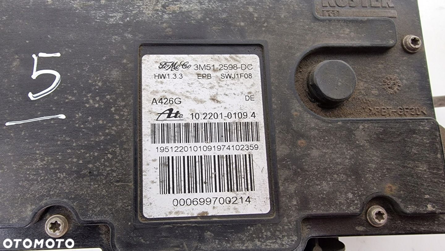 FORD CMAX C-MAX MK1 HAMULEC RĘCZNY ELEKTRYCZNY 3M51-2598-DC - 4