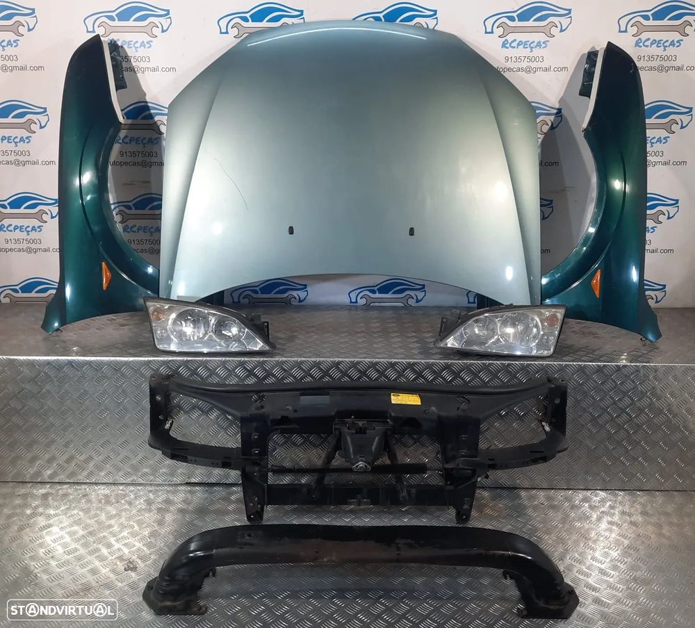 FRENTE COMPLETA FORD MONDEO III 3 MK3 CAPOT PARACHOQUES GUARDA-LAMAS OTICAS RADIADOR VENTILADOR FRENTE FIBRA REFORÇO - 17