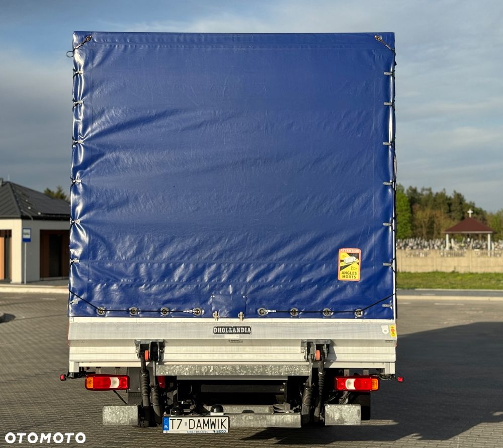 Iveco Daily 2023r Hi-Matic‼️72C18‼️Winda Dhollandia 1000KG // Plandeka 15 Palet 2x Firanka + dach zsuwany + regulacja wysokości ‼️Spanie z tyłu WEJKAMA Wysokość rampowa Full LED Tempomat Salon Polska DMC7200KG Faktura Vat 23% TwinCab - 33