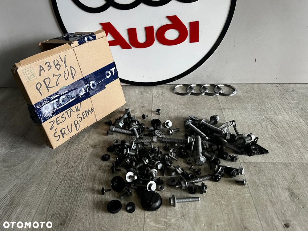 ZESTAW ŚRÓB ŚRÓBY DO MONTAŻU PRZODU AUDI A3 8Y ORYGINAŁ - 1