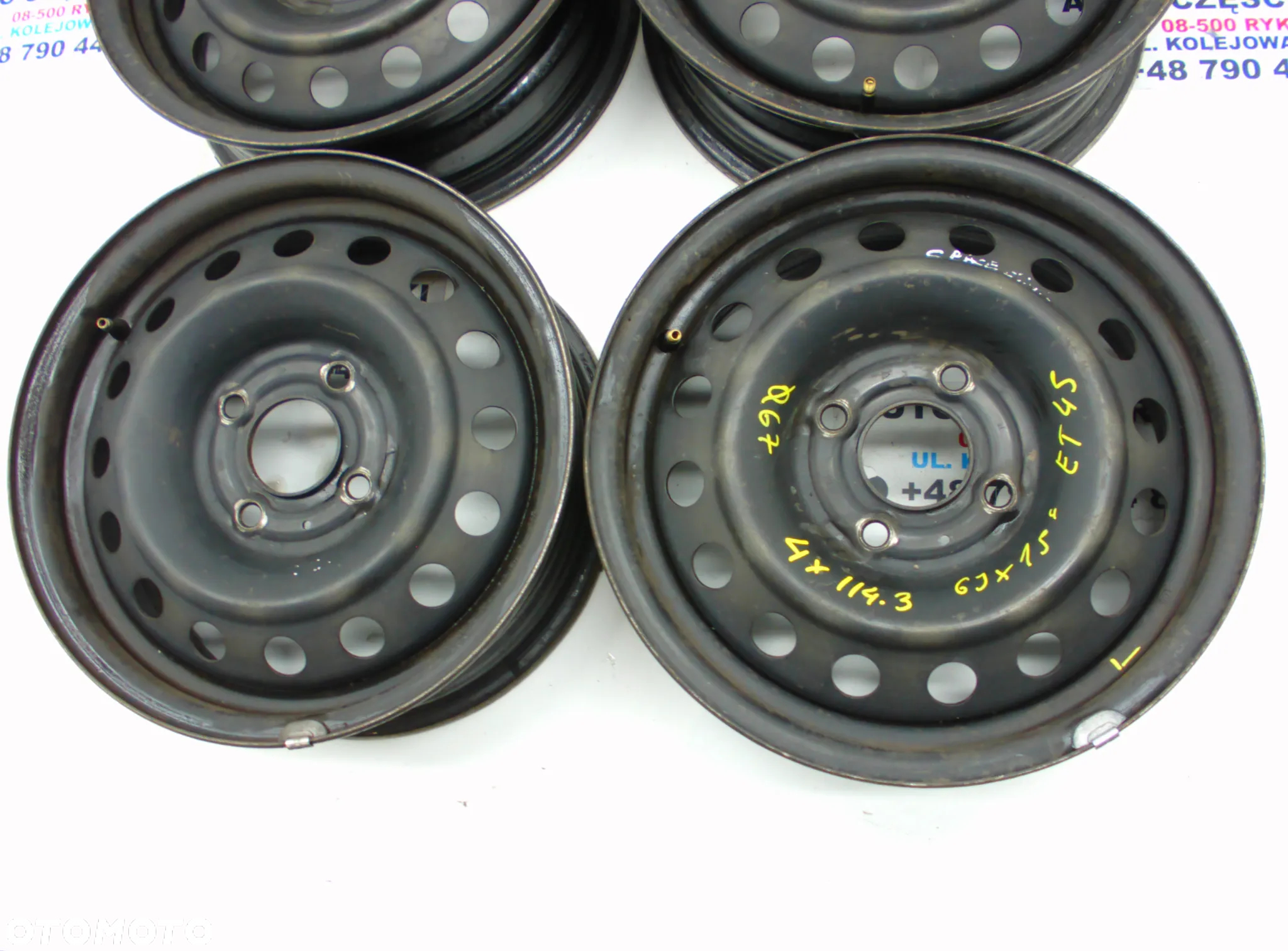 Felgi Stalowe Mitsubishi 4x114.3 6Jx15 et45 - 2