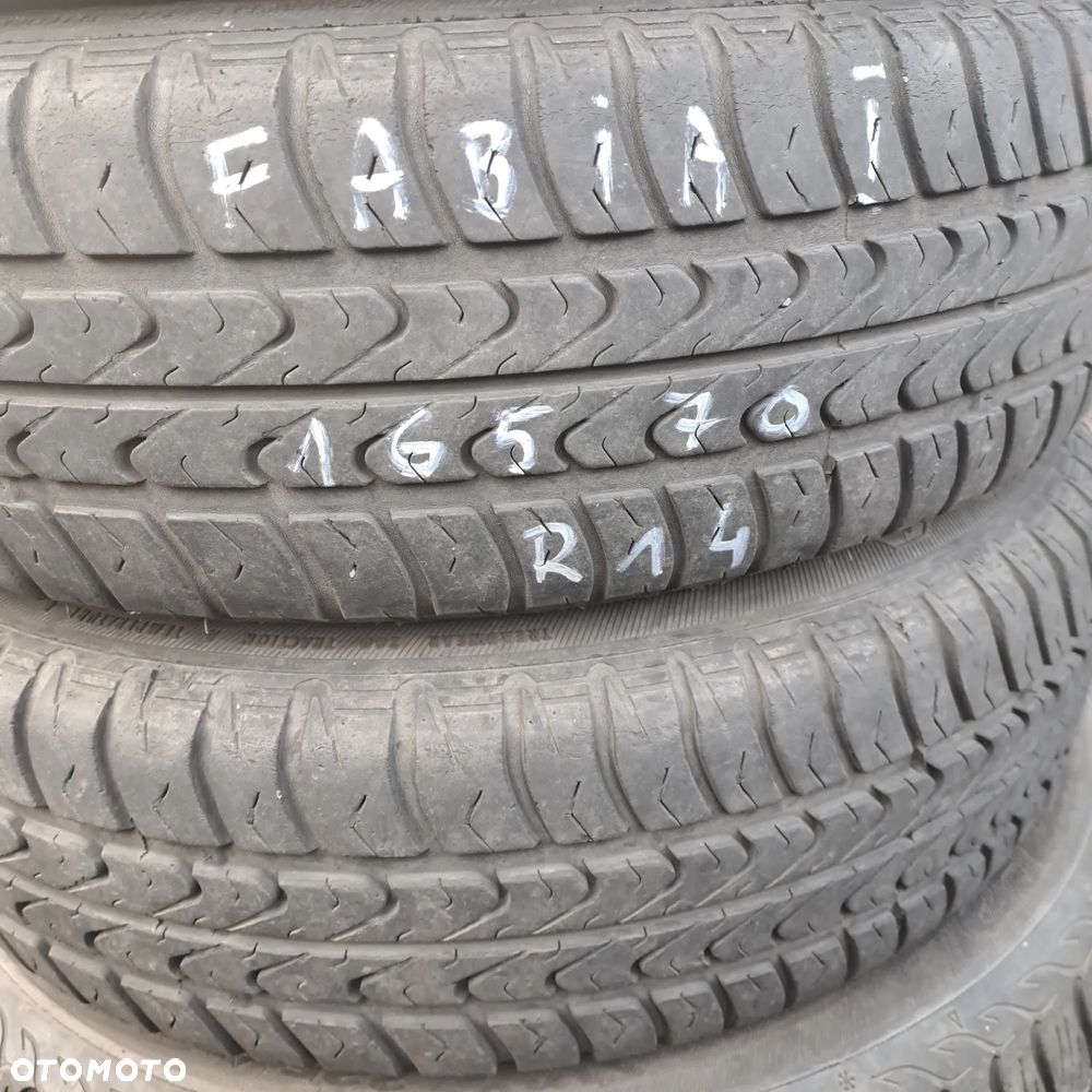 Skoda Fabia I komplet kół stalowych z oponami lato 165/70 R14 5x100 - 3