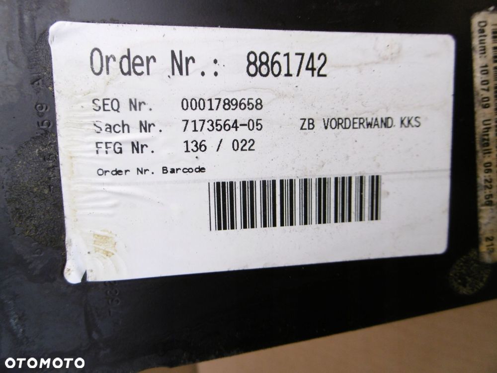 pas przedni wzmocnienie czołowe bmw e90 e91 e92 e93 7173564 51647173564 - 10