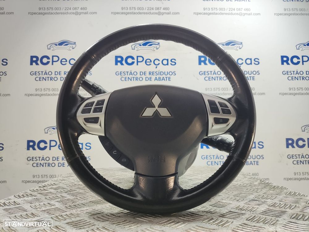 Volante Airbag Pele Comandos Multifunções Mitsubishi ASX I 1 Mk1 Fase 1 2010 a 2013 - 6