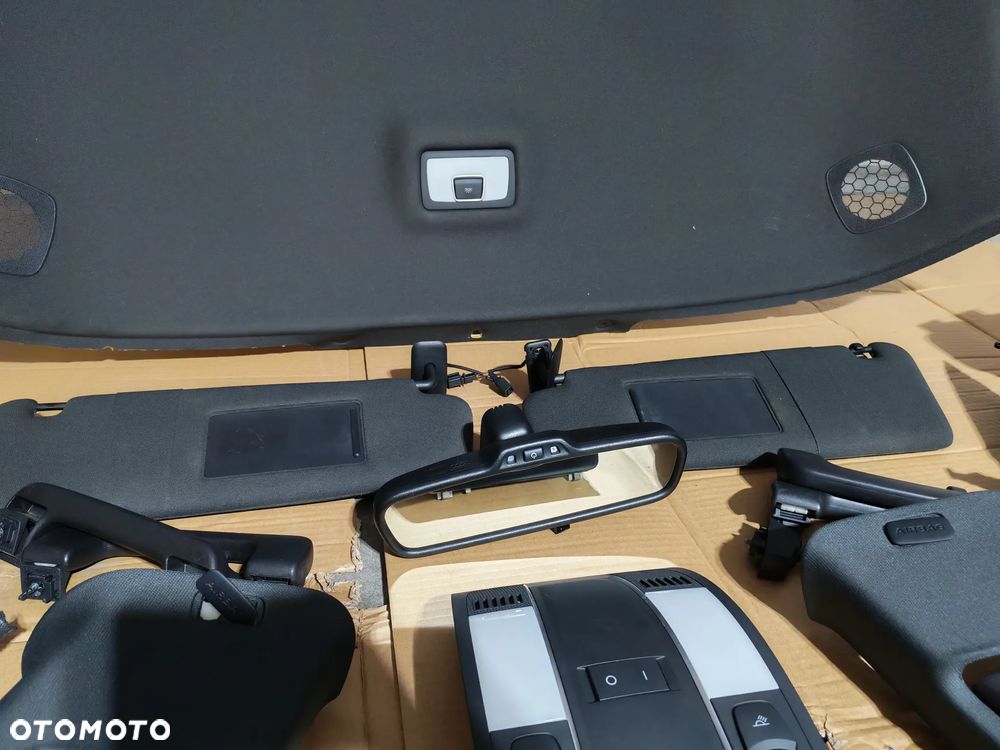 AUDI Q7 4L 09-15R PODSUFITKA S-LINE CZARNA KOMPLETNA OSLONY SLUPKOW OSWIETLENIE RACZKI SLONECZKA LUSTERKO 4L0867505H - 9