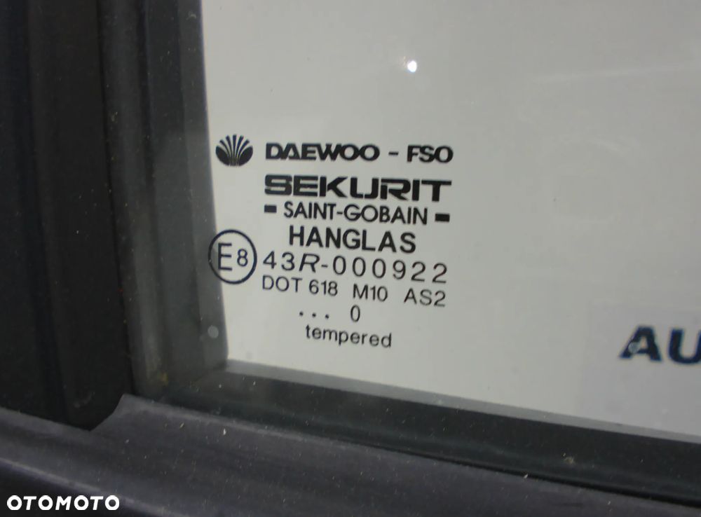 Daewoo Lanos Drzwi Prawy Tył Zawiasy Podnośnik Szyba Boczek - 5