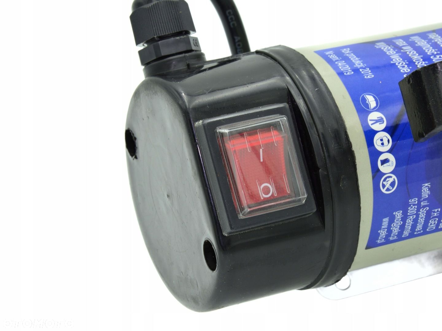 GEKO MINI POMPA DO SPUSZCZANIA PALIWA ROPY OLEJU 230V 180W WARSZTAT G00937 - 6