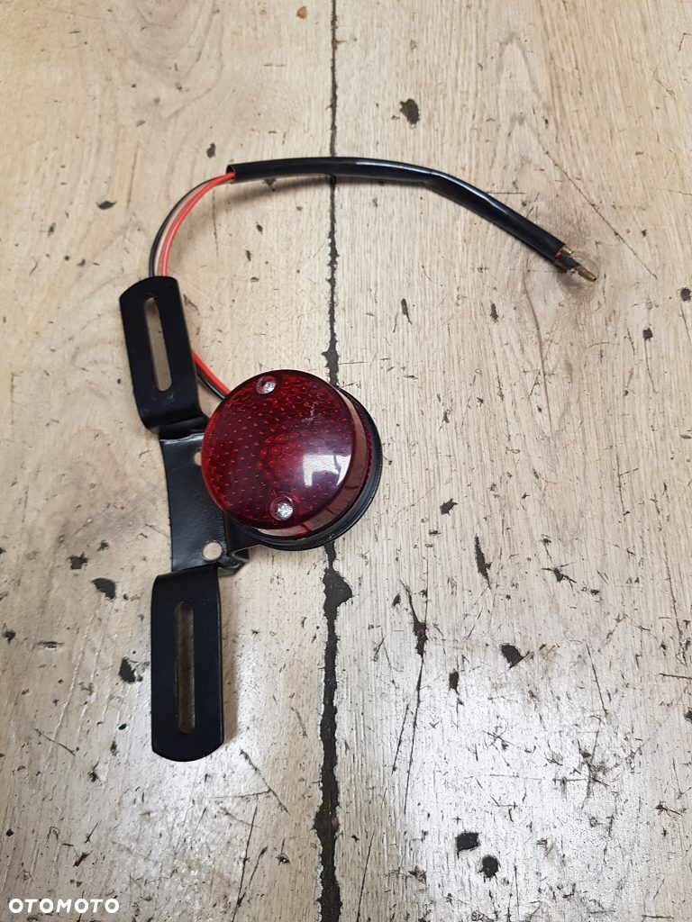 Lampa tył uchwyt tablicy Harley Cafe Racer Bobber Chopper Drag - 7