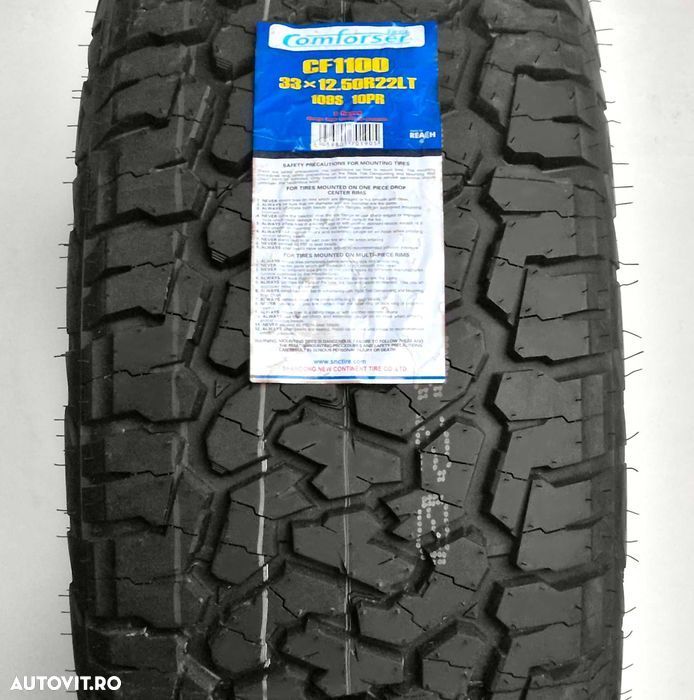 Anvelopa NOUA M+S* A/T All Road 33/12.5R22 Comforser CF1100 (Model BFGoodrich) 109S - 2