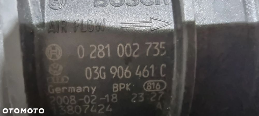 Przepływomierz A4 B8 GOLF VI A5 03G906461C - 1