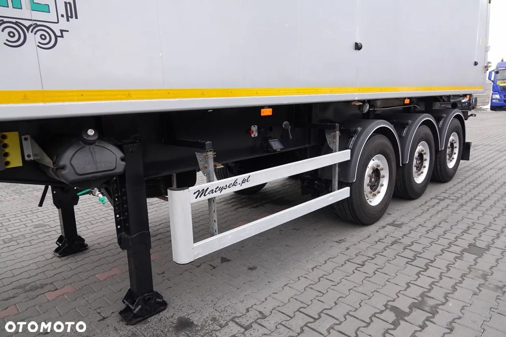 Janmil WYWROTKA / 42 m3 / TYŁ KLAPA / SAF / OŚ PODNOSZONA / ALUFELGI / 2017 ROK - 9