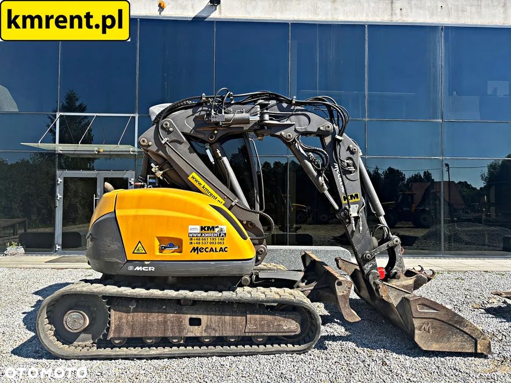 Mecalac 8 MCR MINI-KOPARKA 2018R | MECALAC 6 MCR, JCB 8065 8080 8085 85 Z VOLVO ECR 88, CAT 308, 307 , BOBCAT 80 KOMATSU PC 88 - 4
