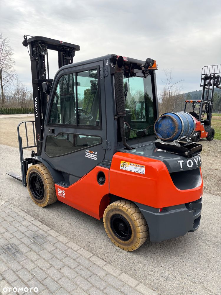 Toyota 8FGJF35 GWARANCJA LPG wolny skok waga DOSTAWA 64 800NETTO - 6