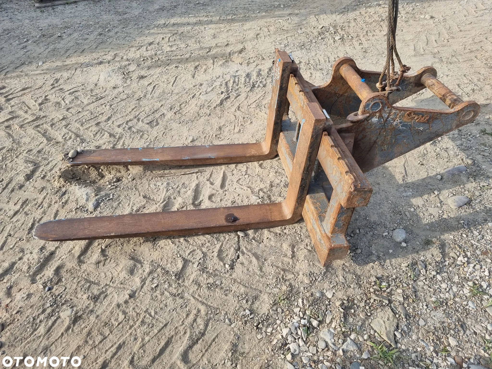 Widły do koparki EMA S60 5t ton rototilt koparka - 1