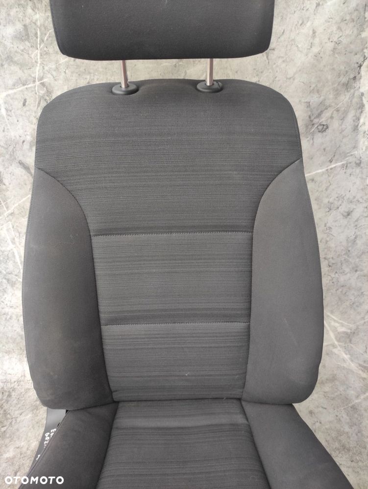 FOTEL PRAWY PRZÓD PRZEDNI MATERIAŁ BMW E60 E61 LIFT - 3