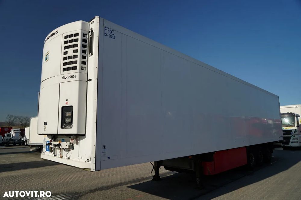 Schmitz Cargobull / REFRIGERAT / THERMO KING SL-400e / AXĂ RIDICATĂ / COȘ PENTRU PALEȚI - 2