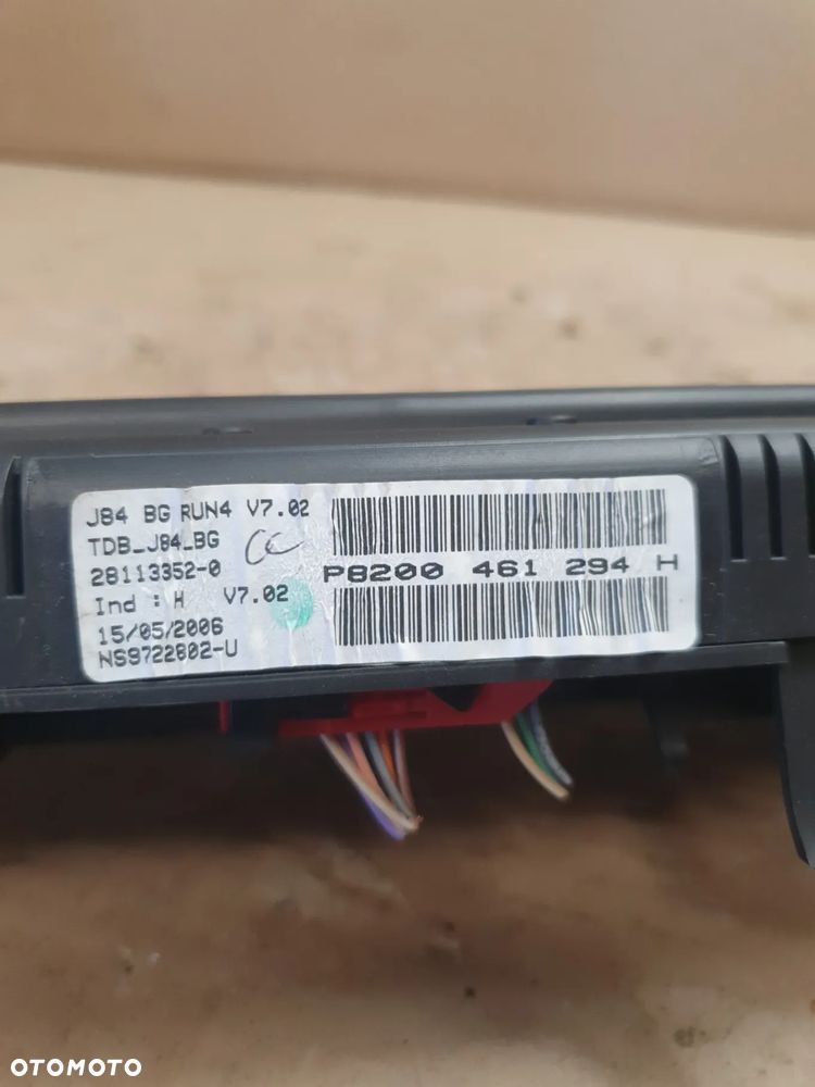 LICZNIK ZEGAR WYŚWIETLACZ RENAULT SCENIC II 8200461294H P8200461294H - 2