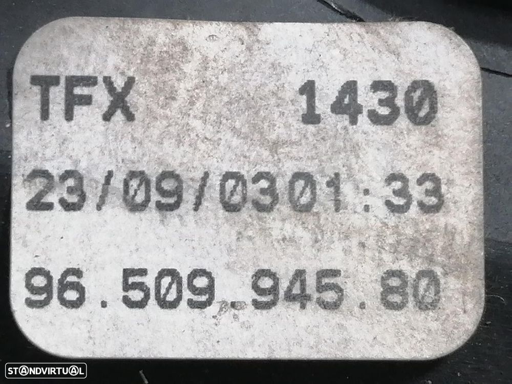 ALAVANCA VELOCIDADES PEUGEOT 307 CC 2003 -9650994580 - 1