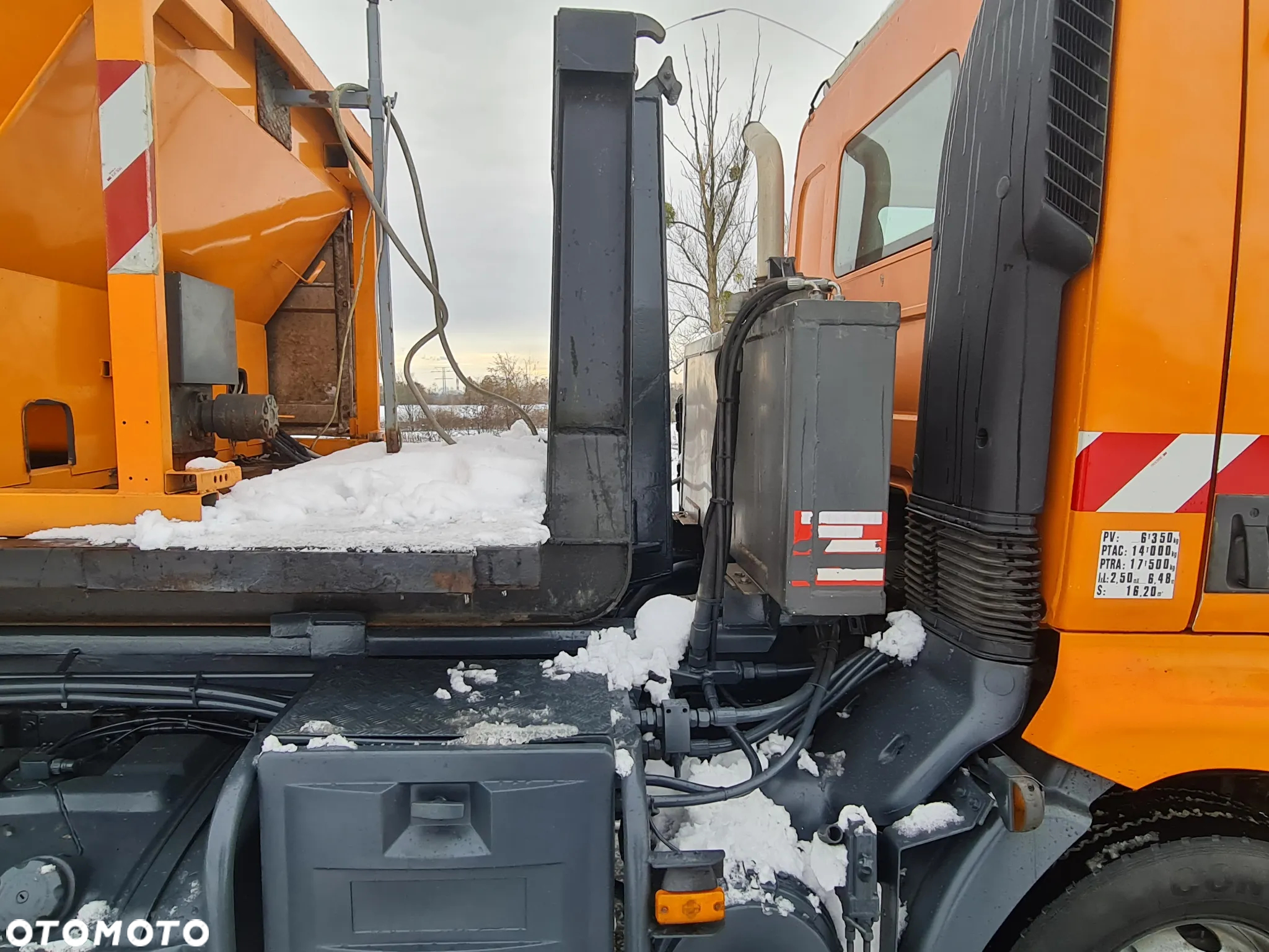 Renault Midlum 220DCi Hakowiec 2005 r. Wywrotka Solarka Specjalny Pług Kompletny Zestaw Do Odśnieżania - 34