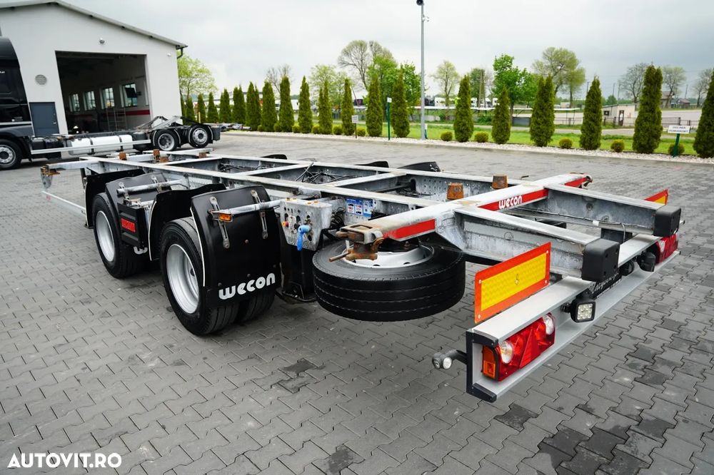 Wecon REMORCĂ TANDEM / BDF / 7,15, 7,45, 7,82 M / PENTRU TRANSPORT CONTAINER - 10
