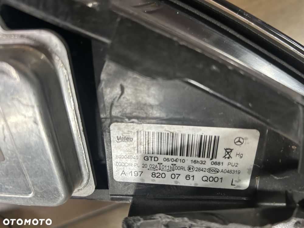 MERCEDES LAMPA LEW,KMP. SLS AMG 197 W197 A1978200761 ORG - 3