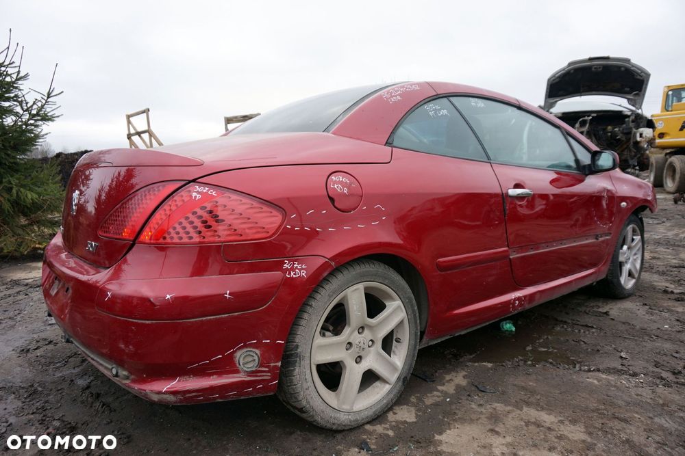 PEUGEOT 307 CC CABRIO 2003 LKRD 2.0 16V EW10J4S 177KM 20DM43 CZERWONY na części - 5
