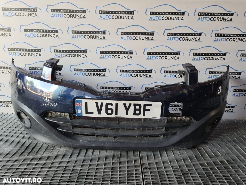 Bara fata Nissan Qashqai Facelift 2010 - 2013 ALBASTRU BW9 (983) model cu spalatoare far ... - 1
